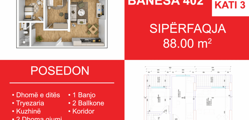 Banesa 402 Blloku i Ri “C4-C12” Hyrja C5