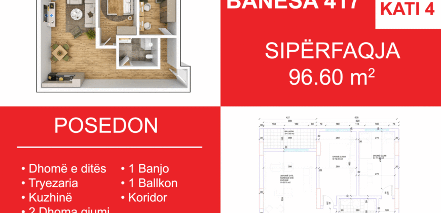Banesa 417 Blloku i Ri “C4-C12” Hyrja C5