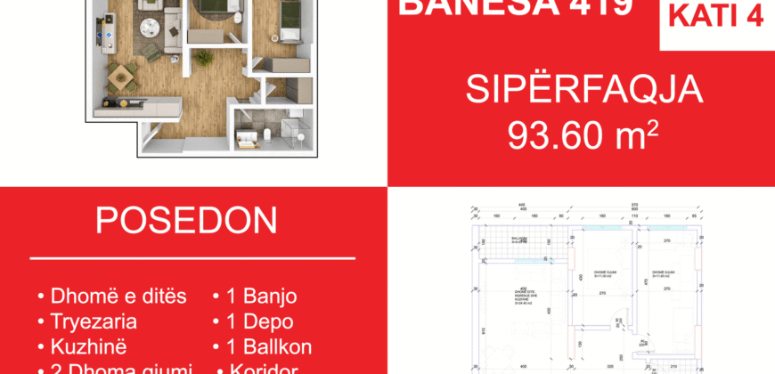 Banesa 419 Blloku i Ri “C4-C12” Hyrja C5