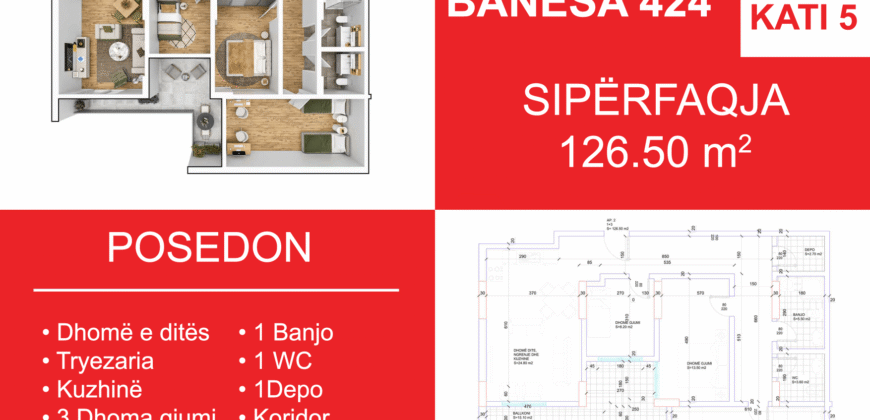 Banesa 424 Blloku i Ri “C4-C12” Hyrja C5