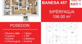Banesa 457 Blloku i Ri “C4-C12” Hyrja C6 Banesa 457 Blloku i Ri “C4-C12” Hyrja C6