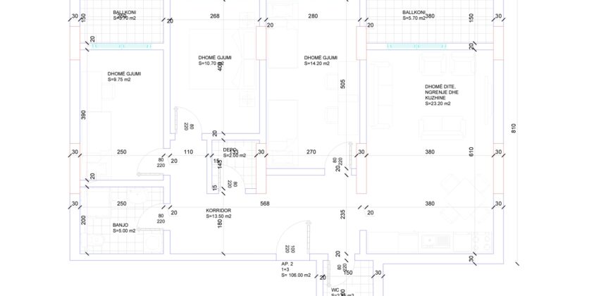 Banesa 457 Blloku i Ri “C4-C12” Hyrja C6 Banesa 457 Blloku i Ri “C4-C12” Hyrja C6
