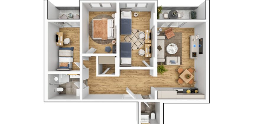 Banesa 457 Blloku i Ri “C4-C12” Hyrja C6 Banesa 457 Blloku i Ri “C4-C12” Hyrja C6