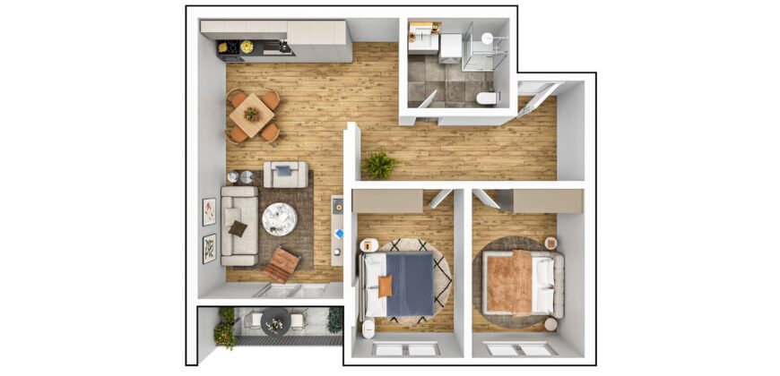 Banesa 461 Blloku i Ri “C4-C12” Hyrja C6