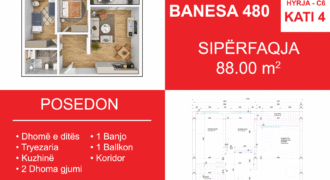 Banesa 480 Blloku i Ri “C4-C12” Hyrja C6