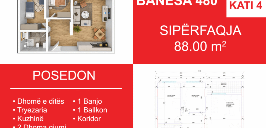 Banesa 480 Blloku i Ri “C4-C12” Hyrja C6**REZERVUAR
