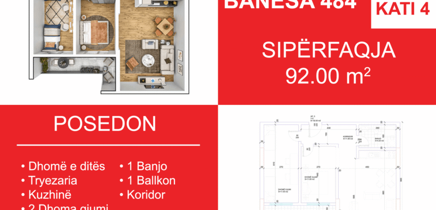 Banesa 484 Blloku i Ri “C4-C12” Hyrja C6