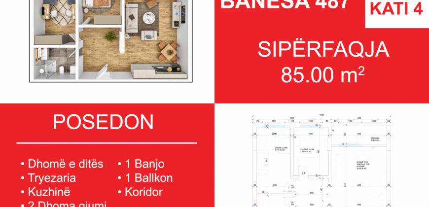 Banesa 487 Blloku i Ri “C4-C12” Hyrja C6**REZERVUAR