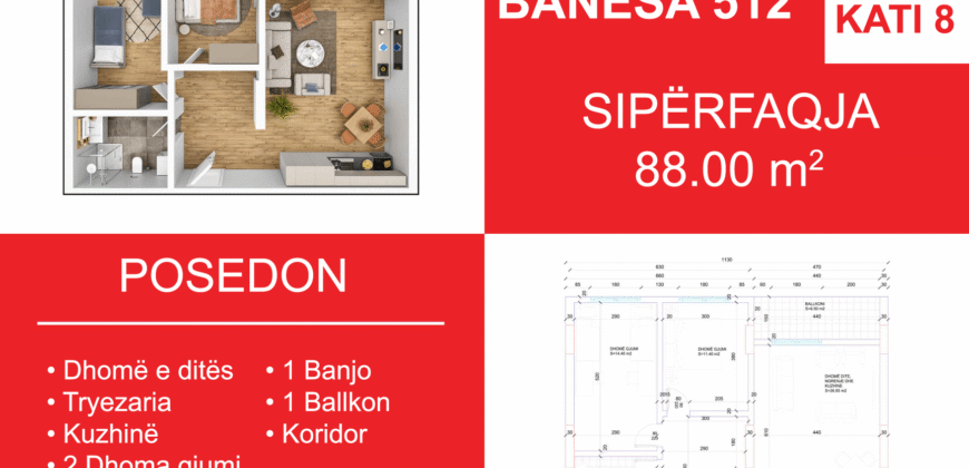 Banesa 512 Blloku i Ri “C4-C12” Hyrja C6