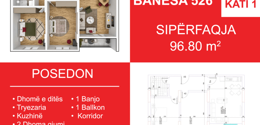 Banesa 526 Blloku i Ri “C4-C12” Hyrja C7**REZERVUAR