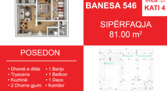 Banesa 546 Blloku i Ri “C4-C12” Hyrja C7**REZERVUAR