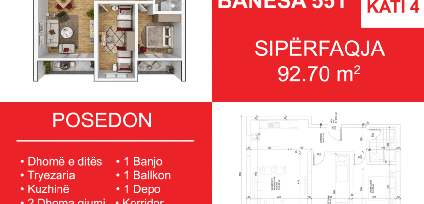 Banesa 551 Blloku i Ri “C4-C12” Hyrja C7