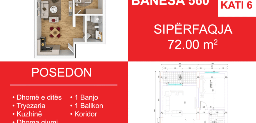 Banesa 560 Blloku i Ri “C4-C12” Hyrja C7