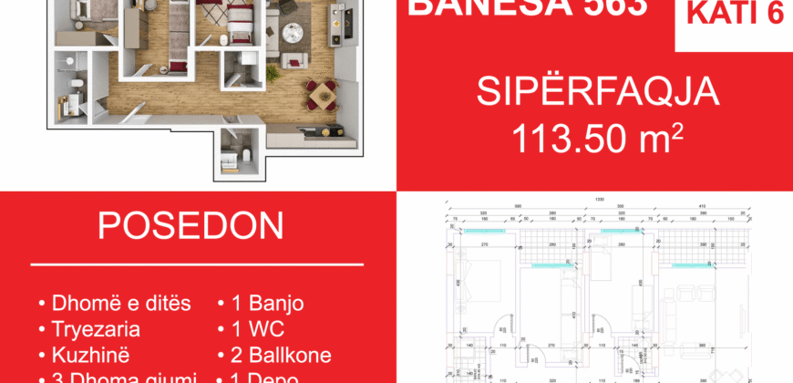 Banesa 563 Blloku i Ri “C4-C12” Hyrja C7