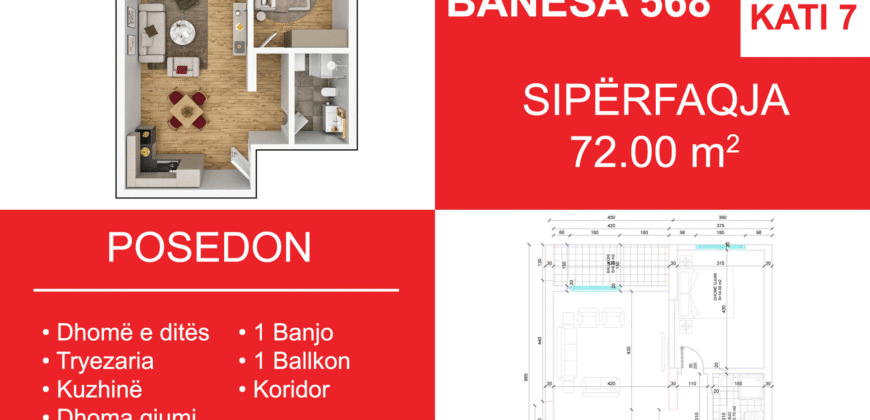 Banesa 568 Blloku i Ri “C4-C12” Hyrja C7