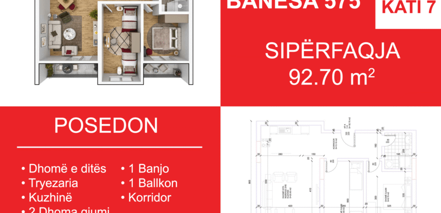Banesa 575 Blloku i Ri “C4-C12” Hyrja C7