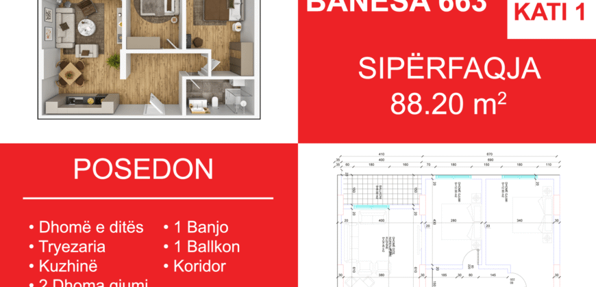 Banesa 663 Blloku i Ri “C4-C12” Hyrja C9**REZERVUAR