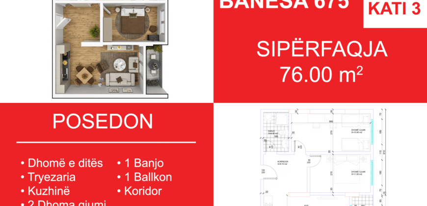 Banesa 675 Blloku i Ri “C4-C12” Hyrja C9**REZERVUAR
