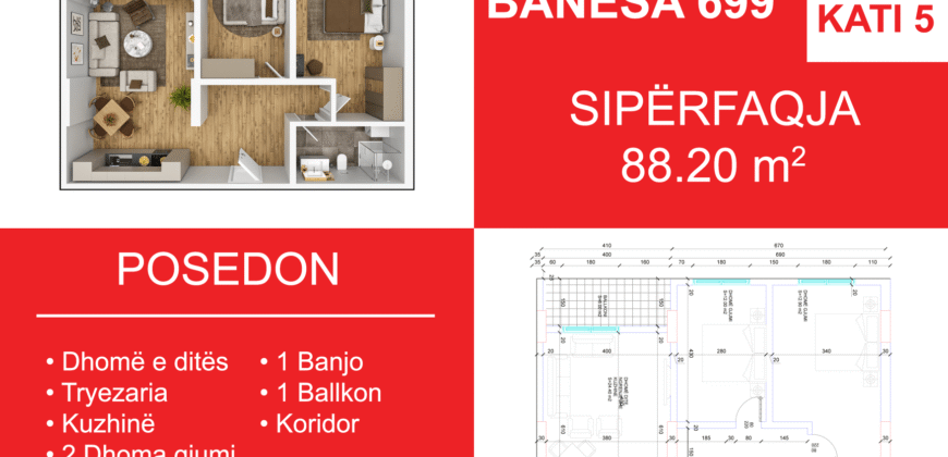 Banesa 699 Blloku i Ri “C4-C12” Hyrja C9
