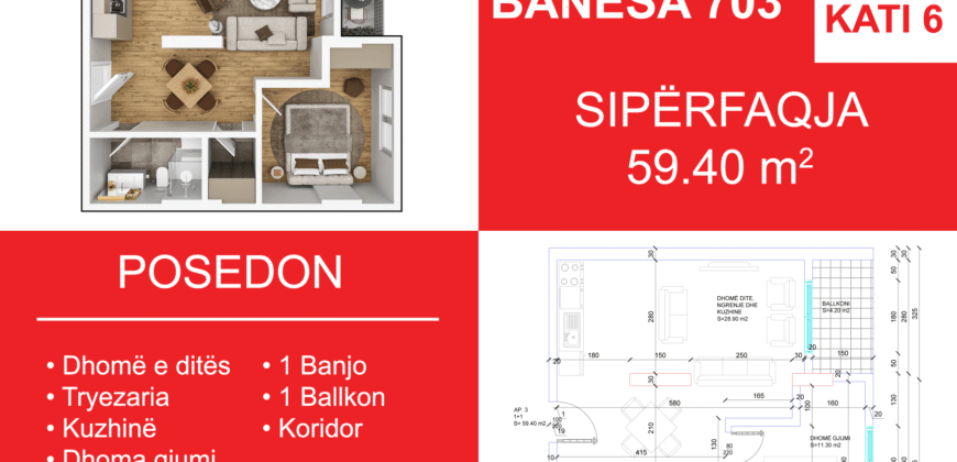 Banesa 703 Blloku i Ri “C4-C12” Hyrja C9