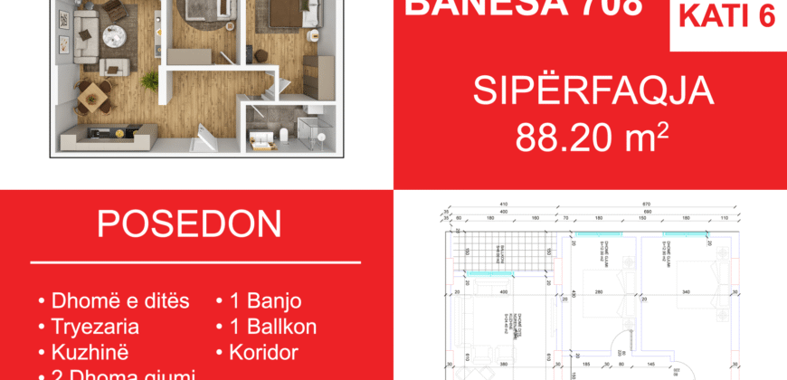 Banesa 708 Blloku i Ri “C4-C12” Hyrja C9