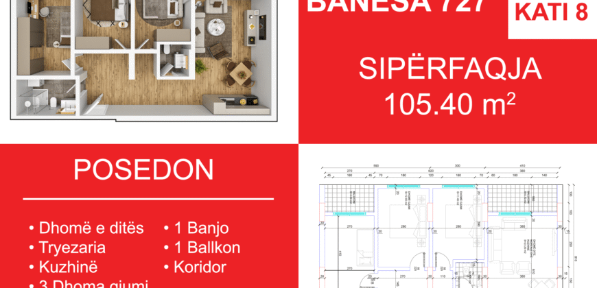 Banesa 727 Blloku i Ri “C4-C12” Hyrja C9
