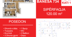 Banesa 734 Blloku i Ri “C4-C12” Hyrja C10**REZERVUAR