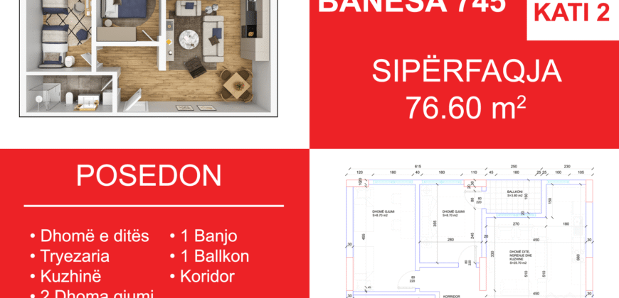 Banesa 745 Blloku i Ri “C4-C12” Hyrja C10