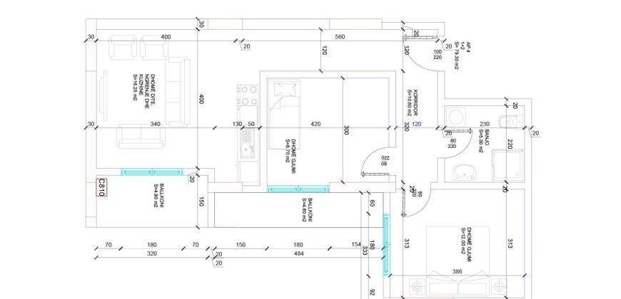 Banesa 632 Blloku i Ri “C4-C12” Hyrja C8