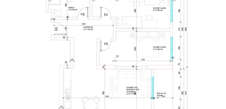 Banesa 624 Blloku i Ri “C4-C12” Hyrja C8