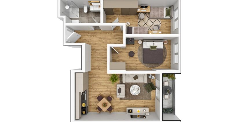 Banesa 624 Blloku i Ri “C4-C12” Hyrja C8