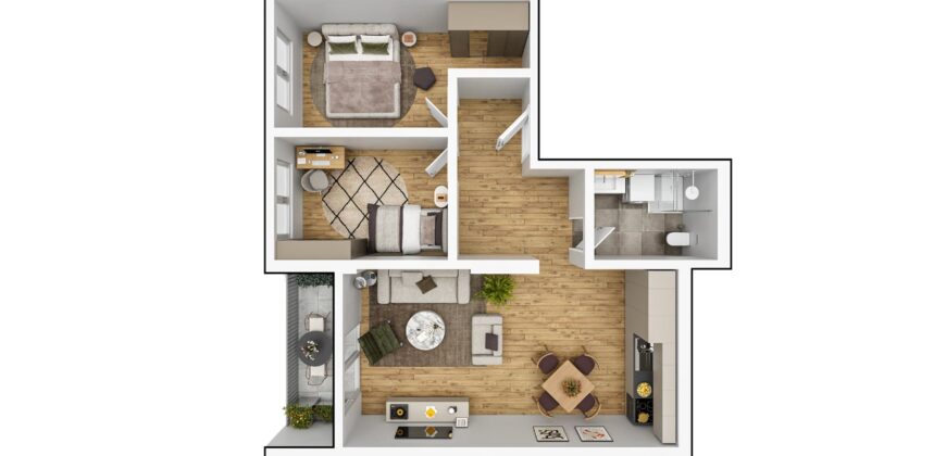 Banesa 643 Blloku i Ri “C4-C12” Hyrja C8