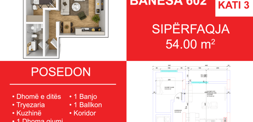 Banesa 602 Blloku i Ri “C4-C12” Hyrja C8
