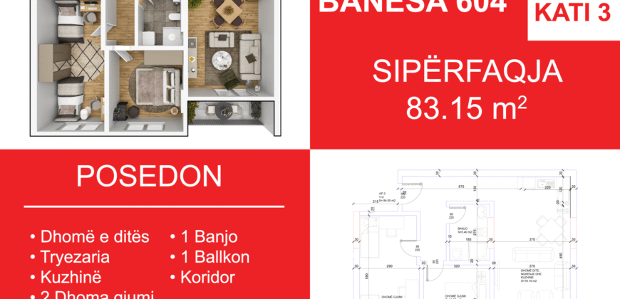 Banesa 604 Blloku i Ri “C4-C12” Hyrja C8