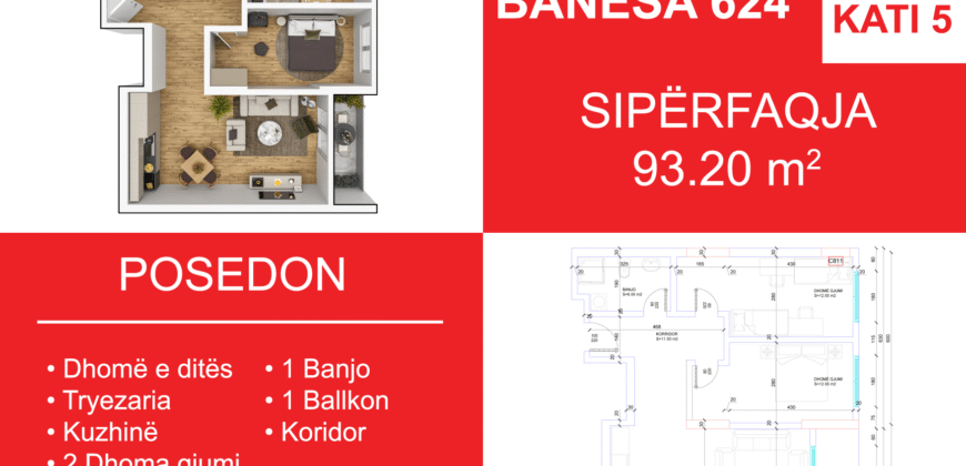 Banesa 624 Blloku i Ri “C4-C12” Hyrja C8