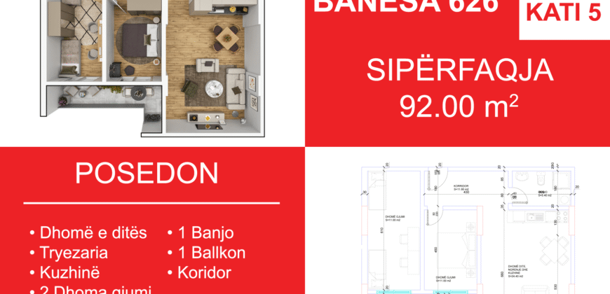 Banesa 626 Blloku i Ri “C4-C12” Hyrja C8