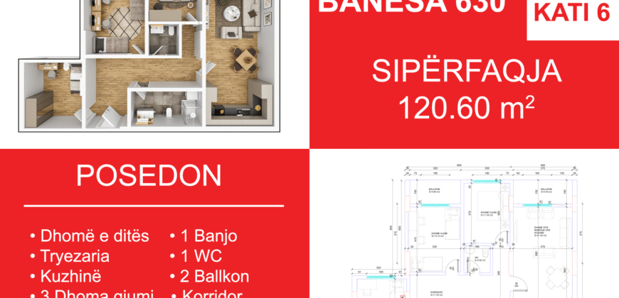 Banesa 630 Blloku i Ri “C4-C12” Hyrja C8