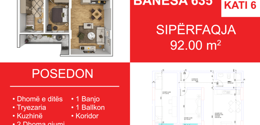 Banesa 635 Blloku i Ri “C4-C12” Hyrja C8