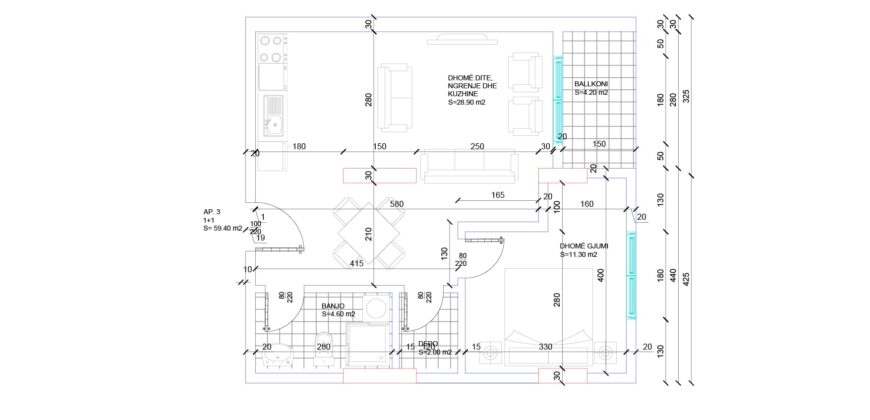 Banesa 694 Blloku i Ri “C4-C12” Hyrja C9