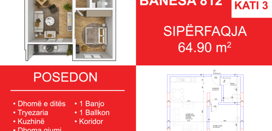 Banesa 812 Blloku i Ri “C4-C12” Hyrja C11