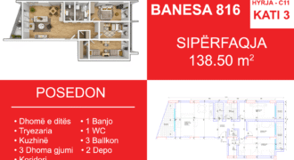 Banesa 816 Blloku i Ri “C4-C12” Hyrja C11