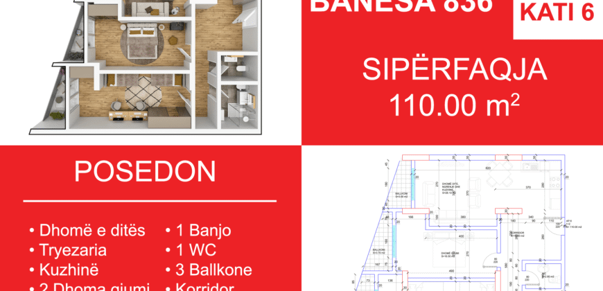 Banesa 836 Blloku i Ri “C4-C12” Hyrja C11