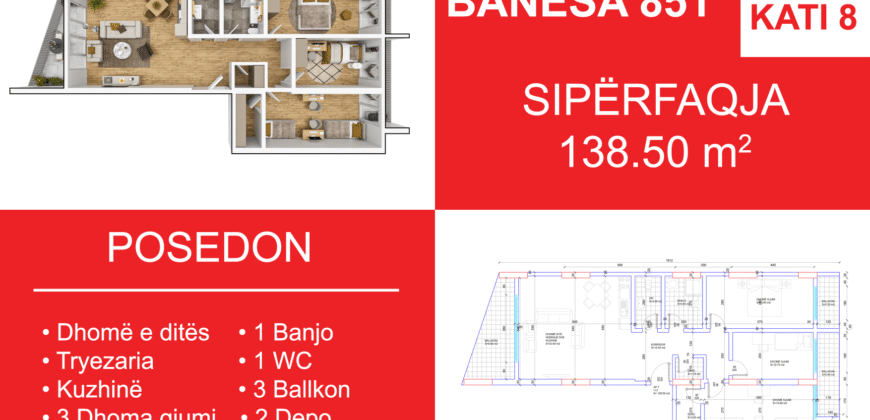 Banesa 851 Blloku i Ri “C4-C12” Hyrja C11