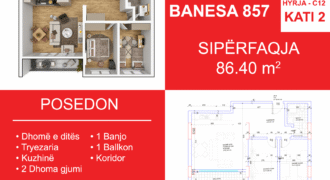 Banesa 857 Blloku i Ri “C4-C12” Hyrja C12