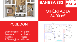 Banesa 862 Blloku i Ri “C4-C12” Hyrja C12