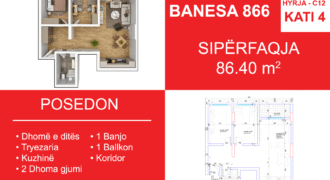 Banesa 866 Blloku i Ri “C4-C12” Hyrja C12