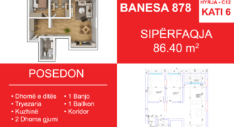 Banesa 878 Blloku i Ri “C4-C12” Hyrja C12
