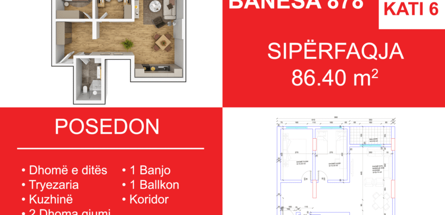 Banesa 878 Blloku i Ri “C4-C12” Hyrja C12