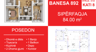 Banesa 892 Blloku i Ri “C4-C12” Hyrja C12