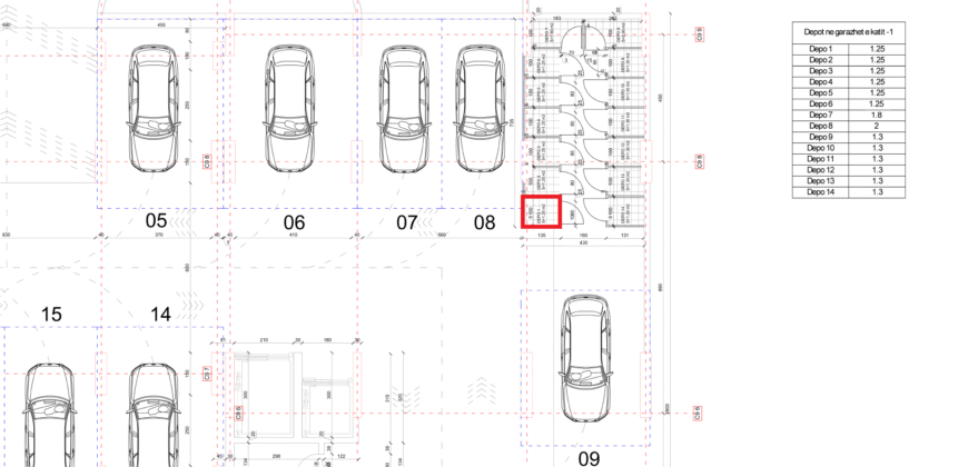 Depo Nr. 1 Blloku i Ri “C4-C12” Hyrja C9 KATI -1